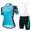 Camouflage 2025 Cycling Jersey Short Sleeve Set Women Summer Breathable Bike Uniform MTB Cycling Clothing Maillot Ropa