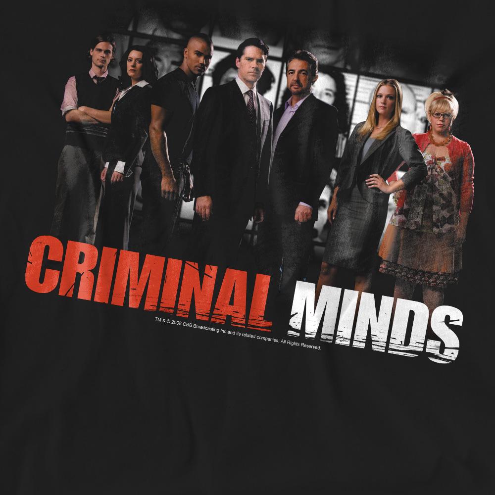 Criminal Minds Unisex Adult The Brain Trust T-Shirt