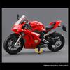 Large Size 1/9 Ducatis Panigale V4S Alloy Racing Motorcycle Simulation Diecast Metal Street Motorcycle Model with Light Kid Gift