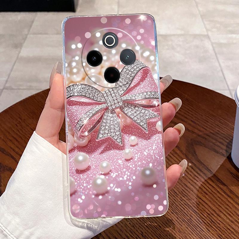 Jelly Casing For Vivo Y300 Pro Y300 Pro+ T4 Capa Clear Silicone Soft TPU Back Cover For Vivo IQOO Z10 Cute Rabbit Cat Phone Case