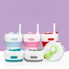 Durable High-Quality Sealed Leakproof Folding Cup Silicone Collapsible Coffee Cup Travel Size Outing Gym Water Cup