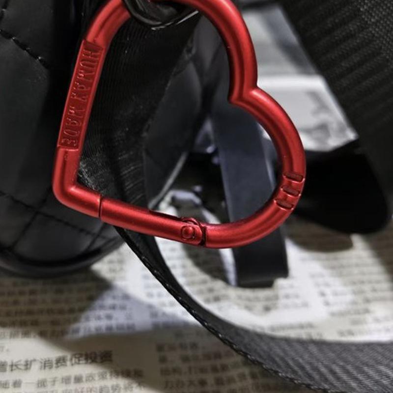 Love Heart Letter Carabiner Keychain Hanging Ins Portable Diy Open Metal Buckle Connecting Hooks Accessories