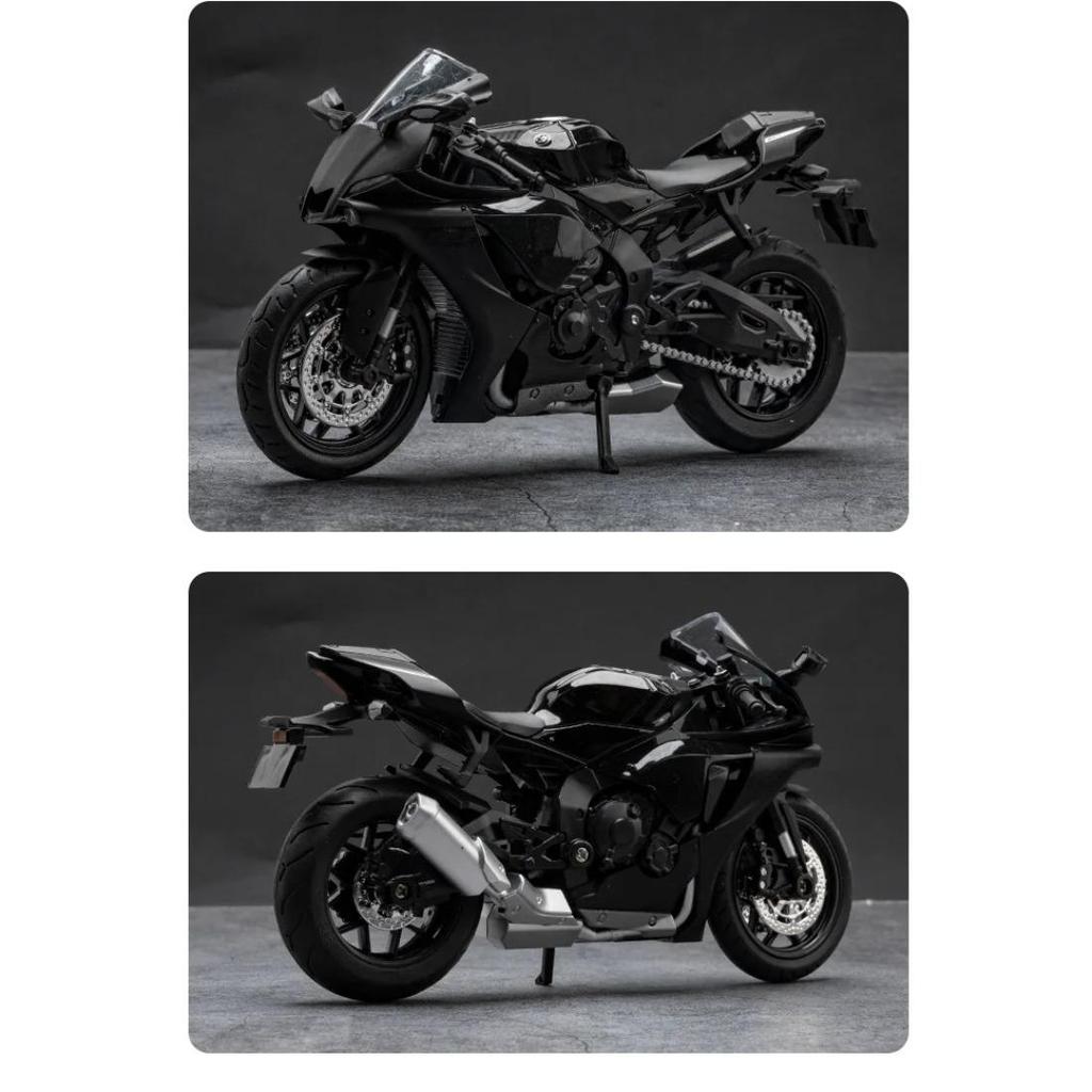 1/12 YAMAHA R1 Motocicletă Aliaj Mașină Jucării Metal Diecasts Motociclete Model cu Lumină și Sunet Vehicul pentru Copii Cadouri M33