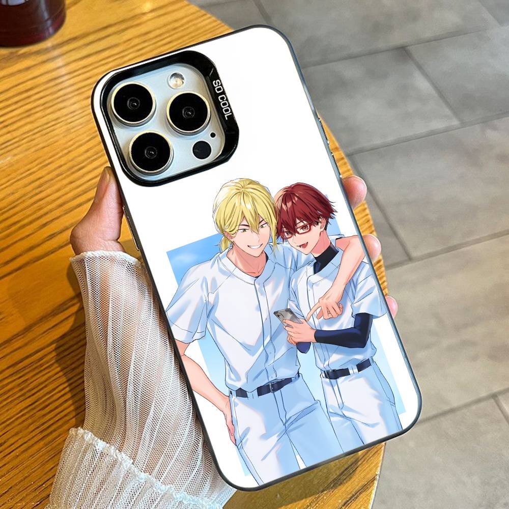 

Чехол для телефона O-Oblivion Battery Haruka x Kei Для iPhone 16 17 15 14 12 13 Pro Max Черный Конфетный Матовый Ударопрочный Чехол iPhone15plus