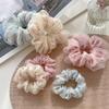 Net Gauze Texture Large Intestine Hair Band Bun Hairstyle Female Hair Tie Fashionable and Fresh Style Hair Tie Creative Headwear