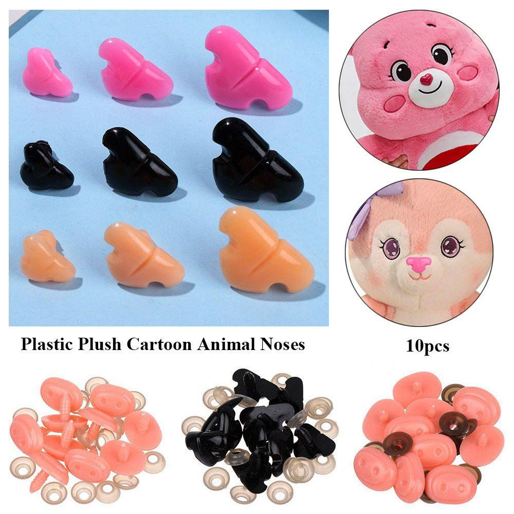 Buttons Oval Safety Noses Accessories Plush Animal Nose Doll Triangle