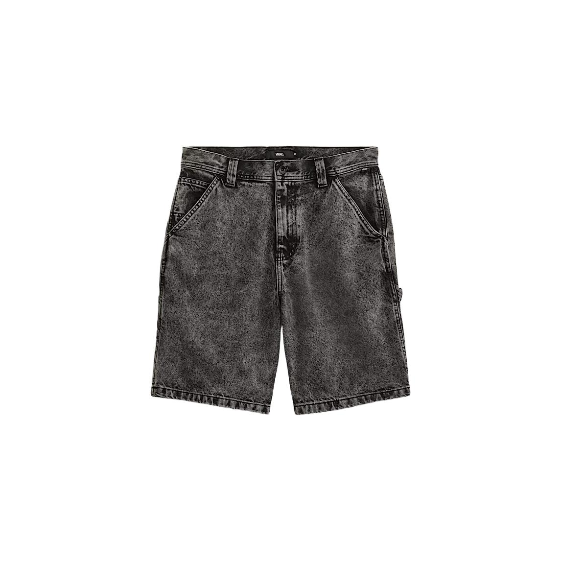 Vans Drill Chore Comfortable Fashion Trendy Minimalist Solid Color Denim Shorts Unisex shorts Black VN0A7S4SE90 M