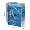 Epoch 100-Piece Jigsaw Puzzle, IllustrationsArt by Taro Tomonaga, Deep Sea Creatures, Depths 200m-1000m (26x38cm), 26-807, Includes Glue, Spatula,