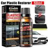 50ml Car Plastic Restorer Back To Black Gloss Auto Plastic Renovation Agent Restoring Liquid Car Refurbishment Cleaning Agent
