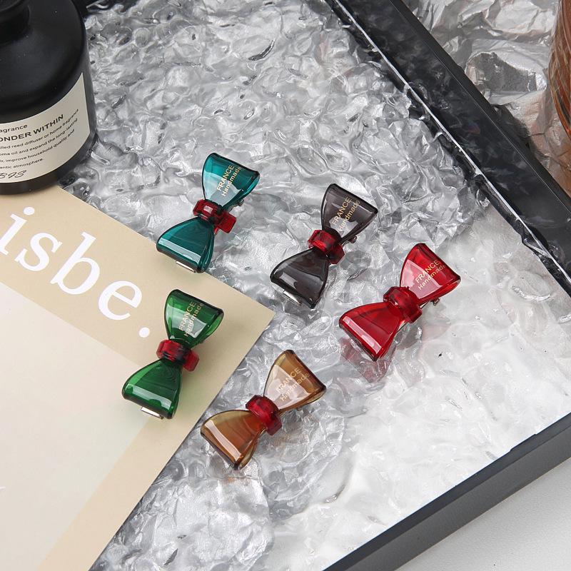 

Gold Label Acetate Bow Hair Clip – Elegant Hairpin for Girls