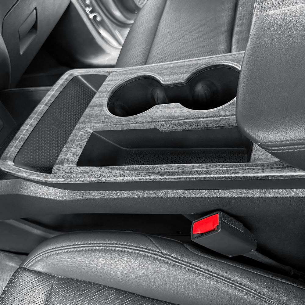 For Chevrolet Equinox LS 2025 2026 Car Tuning 1PCS Carbon Fiber Center Console Button Water Cup Frame Cover Trim Accessories LHD