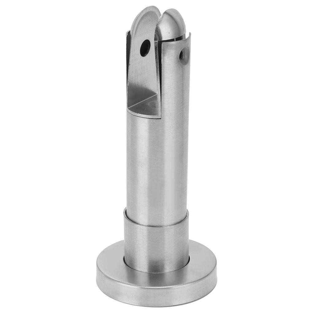 Partition Support Foot Stainless Steel Glass Fence Clamp for Public Bathroom Toilet Restroom