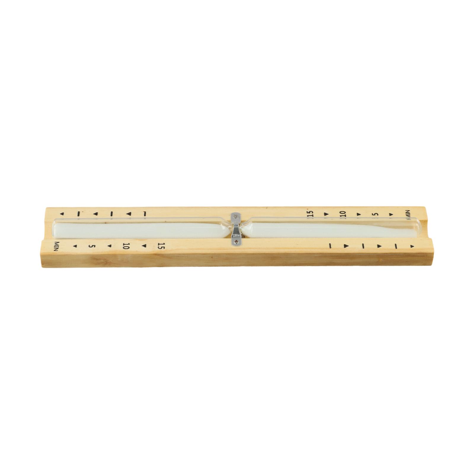 1pc White 15-Minute Wood Sauna Timer Moisture-proof Sand Timer Smooth Rotation Adjustments Sand Timer For Traditional Sauna China Mainland