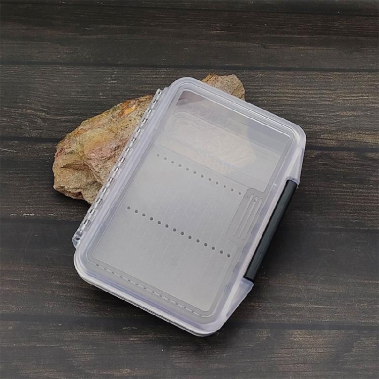 Multiple Color Light Weight Fly Fishing Lures Box Fly Fishing Lures Box Single Sided Clear Lid Fly Fishing Baits Box