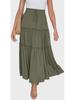 European and American Women's Bohemian High-Waist A-Line Pleated Skirt