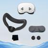Silicone Cover Set Mask Face Pad with Len Cover & Joystick Cover VR Accessories Protective Cover for Meta Quest 3S VR Headset
