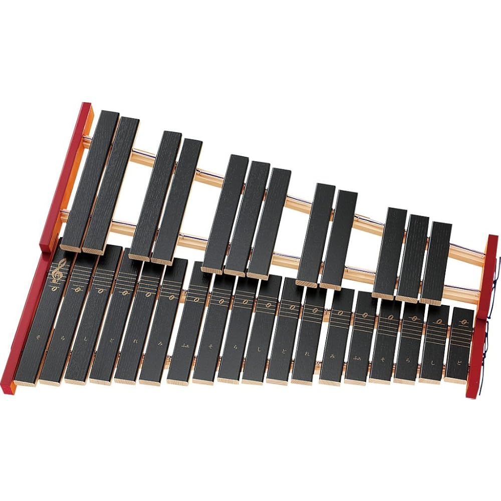 Zen-On Tabletop Xylophone with Semitones, No. 181WA, Made in Japan