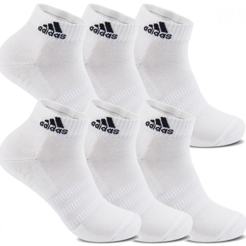 Adidas Cushion Ankle Socks Sports Socks 6 Pair Set 3442 M