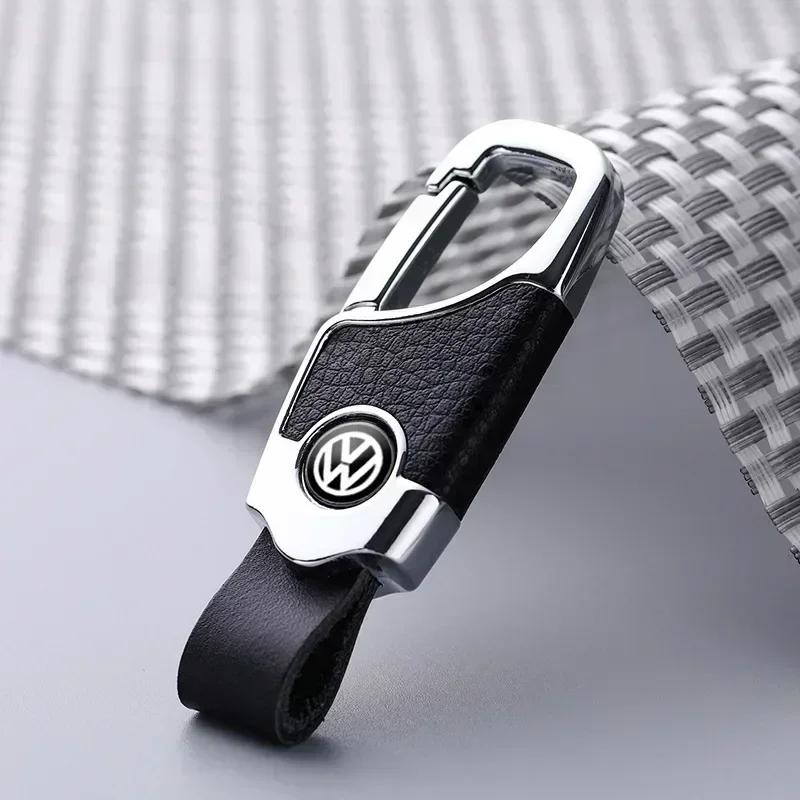 

2025 Hot Car Key Chain Keychain Holder For Volkswagen Golf 7 Passat Jetta Touareg Tiguan SR32 Vento Lavida Sagitar TACQUA Bora K серебряный