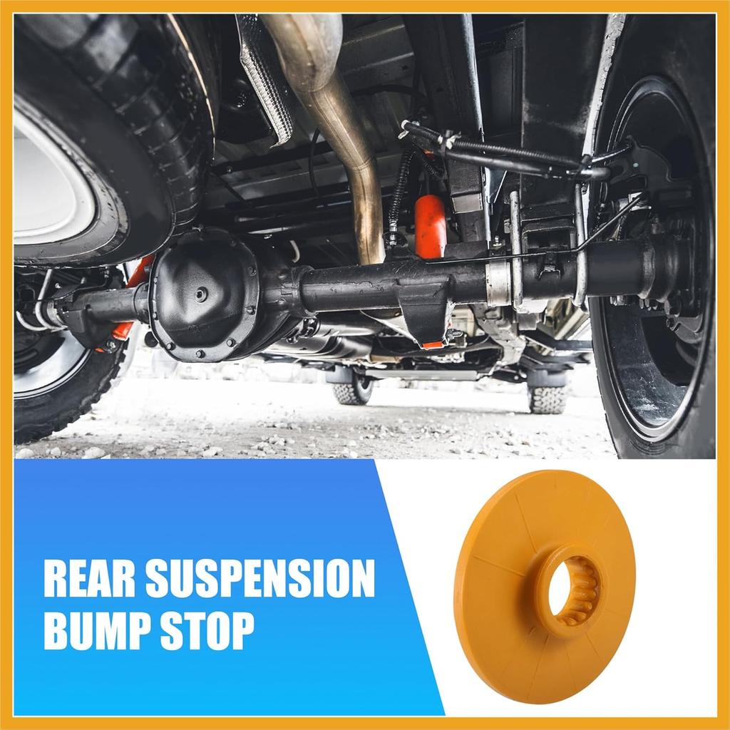 2pcs 5.31 Inch Rear Suspension Bump Stop Strut Bumper Bump Stop for Chevrolet Impala 2014-2020 No.13330714 Rubber Yellow Durable Material Replacement
