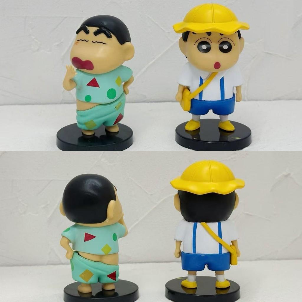 Crayon Pvc Shinchan Character Toy Model Set Ornament For Desk And Decor Room