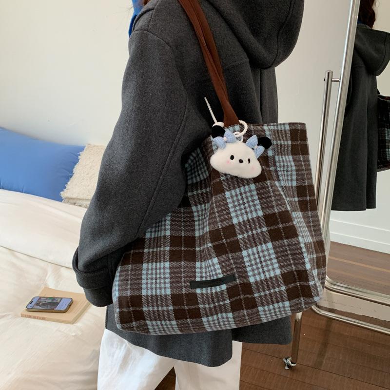 Retro Simple and Fashionable Large-capacity Tote Bag 2025 Casual Personalized Shoulder Bag Autumn and Winter New Women's Bag