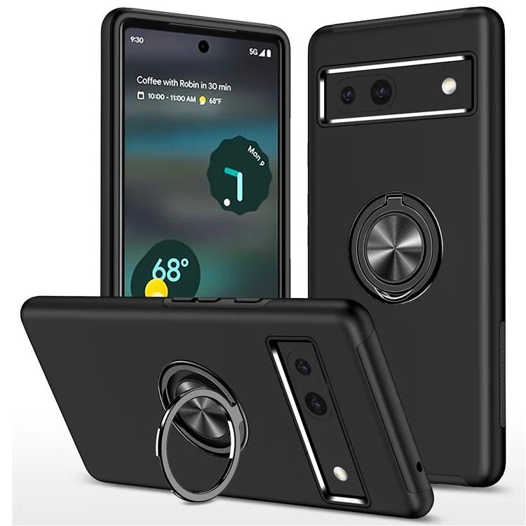 

Для Google Pixel 8a противоударный чехол PC+TPU чехол для телефона с подставкой