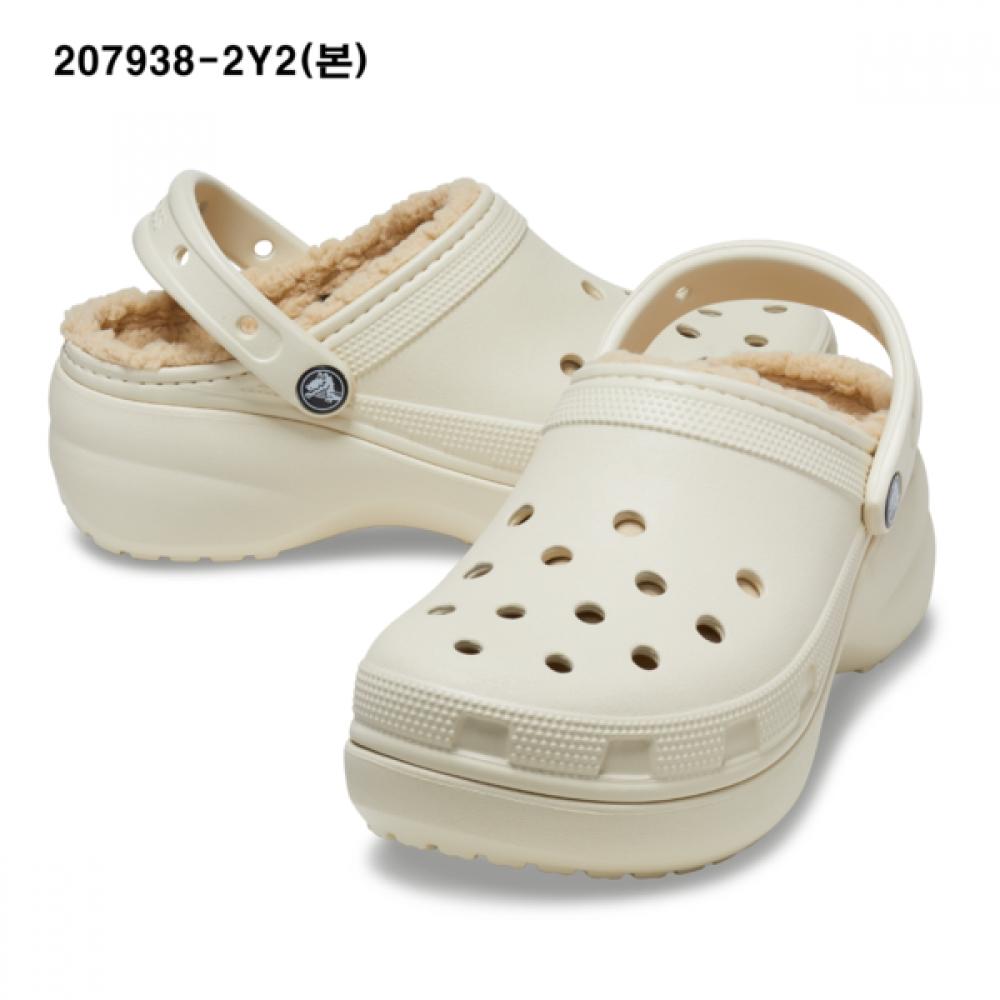 Crocs Unisex Classic Platform Lined Clogs Women 4 Types 207938 100 Other Crocs Sandals Slippers Winter
