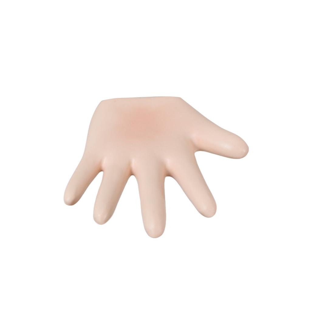 Resin Wall-Mounted Hand Mirror Shelf - Bathroom Vanity Organizer With Decorative Storage