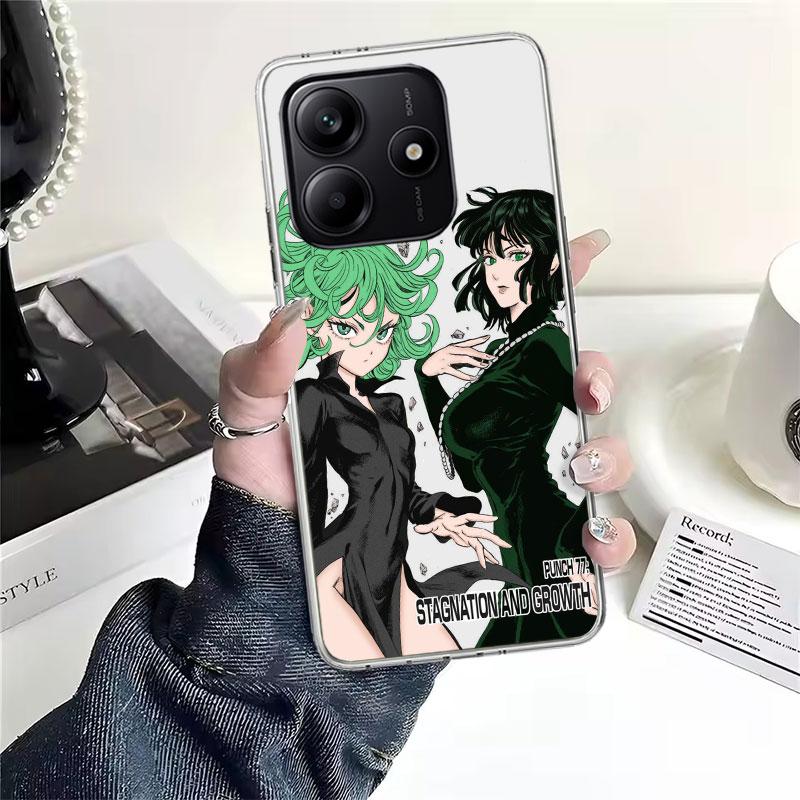 One P-Punch-Man Tatsumaki Soft Phone Case For Xiaomi Redmi Note 15 14 14S 13 12 Pro Plus 12S 11 11S 11E 10 10S 11T 5G Fundas Coq