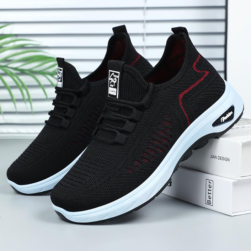 Women's Breathable Casual Sneakers - Soft Sole Lightweight All-weather Wear Comfortable Outdoor Home Arch Support Non-slip Cushioning Shoes