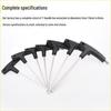 Nigao T-Handle Hex Wrench Flat Head Extended Screwdriver Key