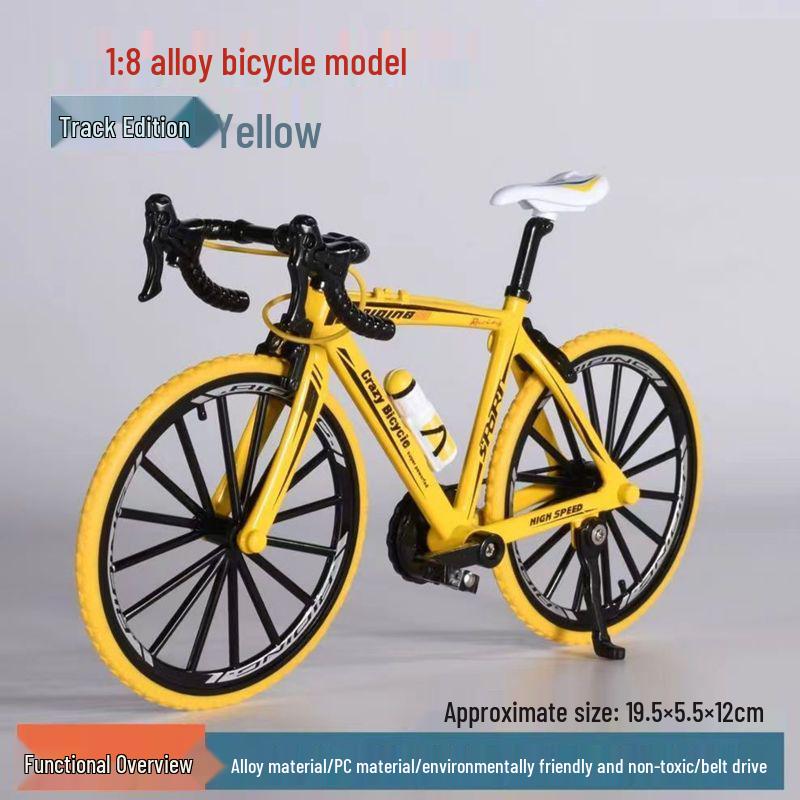 TikTok Alloy Softtail Mountain Bike Model Toy
