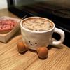 Ceramic Footprint Mug - Cute Gift for Girls, Couples, Best Friends & Home.