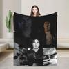 Damon Salvatore Flannel Blanket  Soft Durable Bedding Throws for Couch Bed Airplane Travel Novelty Bedspread Sofa Bed Cover