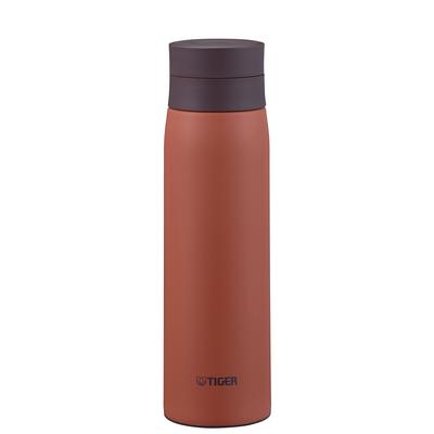 Tiger Thermos 500ml with Ice Stopper Screw Mug BottleBottle Vacuum Insulated Bottle Heat/Cold Insulation Home Use Tumbler Soleil Orange MCY-K050DS