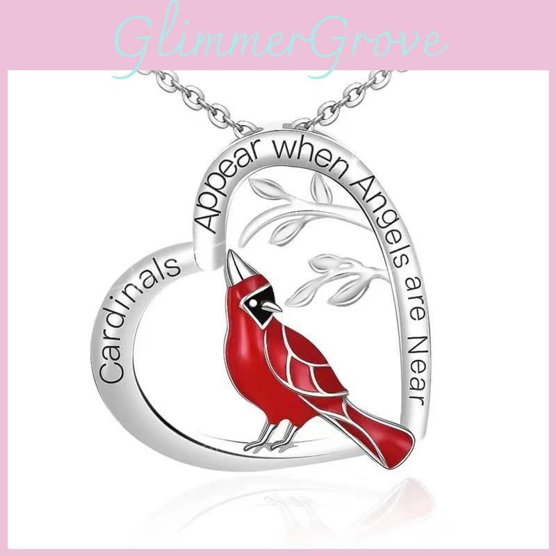 Charming Heart Bird Necklace With Beautiful Letter Engraving Perfect For Fashion Enthusiasts