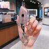 Pink Diamond Style Tpu For Bmw 216I F46 X1 X2 X3 X5 X6 Gt 2 5 6 7 Series 3 4 Button Remote Car Key Case Cover Holder Keychain