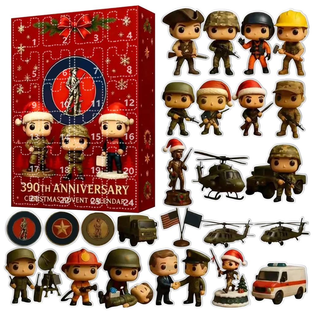 Christmas Advent Calendar, 24-day Advent Calendar Holiday Countdown Collection, Pendant Box Suitable For Christmas Surprise Gifts