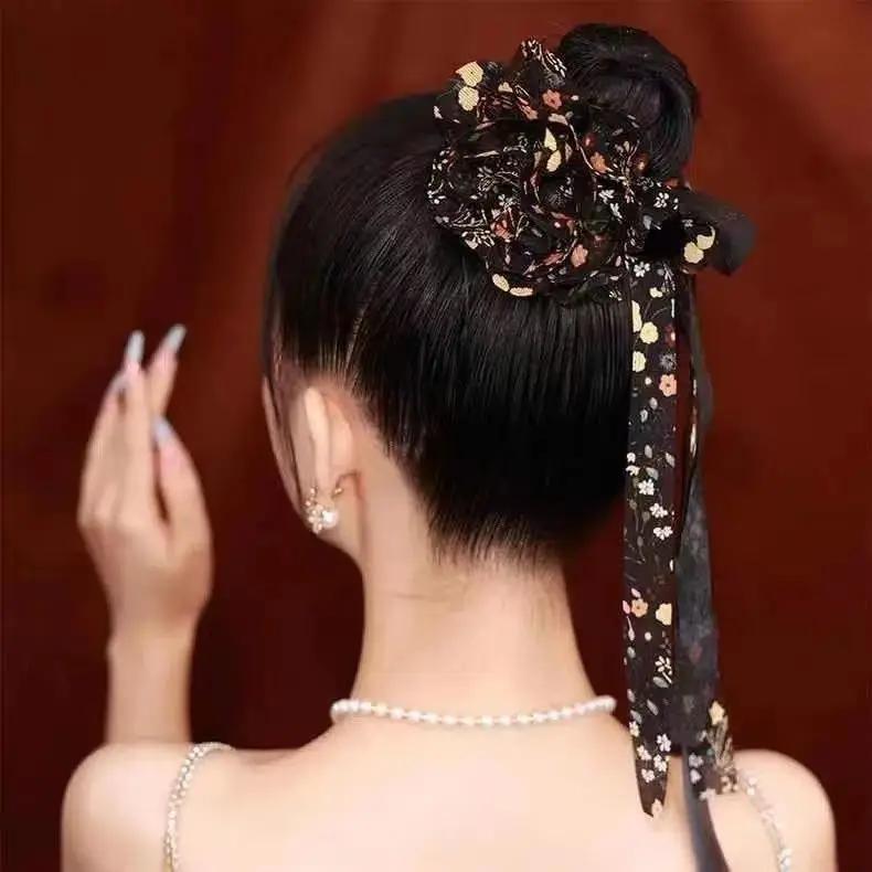 

Разноцветная модная заколка для волос сетчатый бант из ленты тканевая заколка для волос для женщин девушек трендовый женский головной убор аксессуары для волос