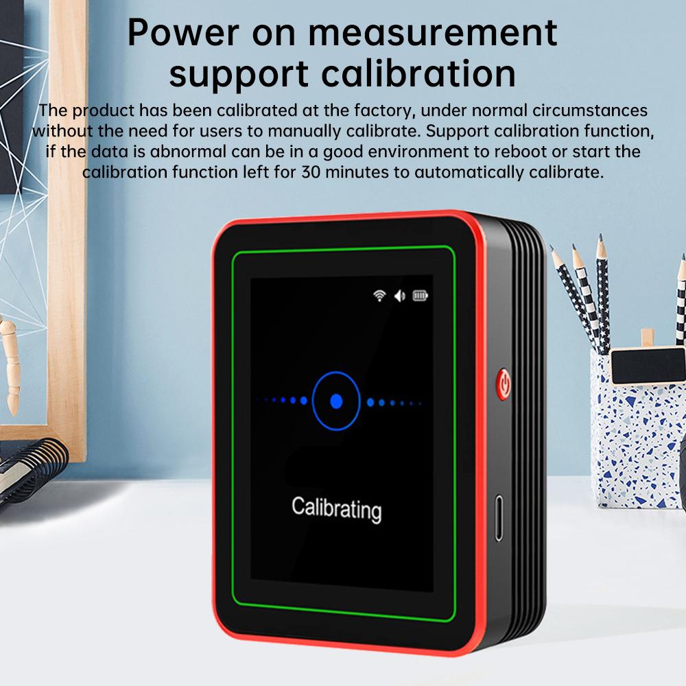 New Smart Air Quality Monitor CO2 CO TVOC HCHO PM Meter Digital Temperature Humidity Tester Home Air Detector