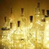 Cross-Border LED Wine Bottle String Lights - Decorative Copper Wire Ornaments, Warm Christmas Holiday Lights