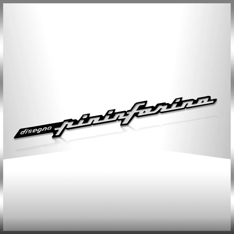 Tnrjc4 Stylizacja Samochodu Nowa 3D Aluminiowa Pininfarina disegno Emblemat Logo Tylna Odznaka Naklejka na Bagażnik Samochodu Dla Hyundai Sonata Solaris Azera Tucson