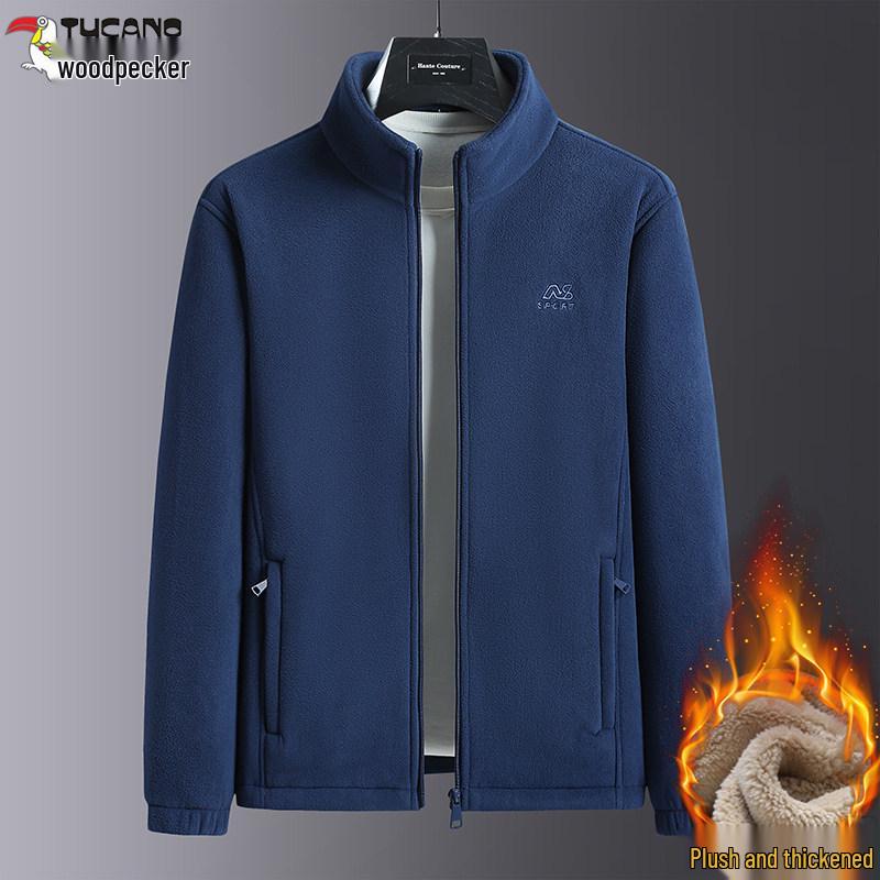 Woodpecker Men's Autumn/Winter Lambswool Fleece Jacket