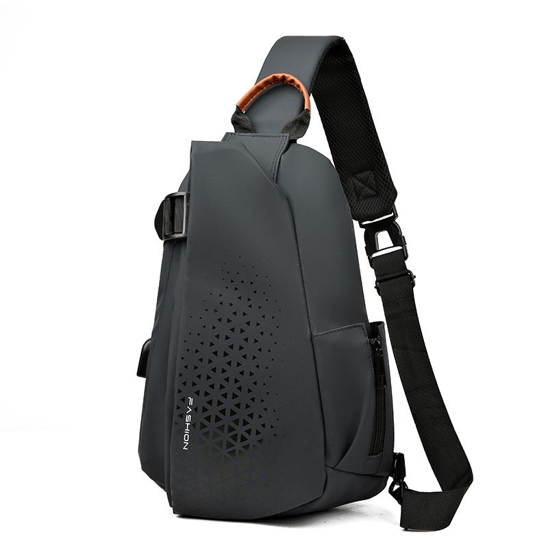 Men's Chest Bags Cloth Casual Crossbody Bag Sports Messenger Bag Travel Outdoor Waterproof Shoulder Bags Sling Bag Waist Bag