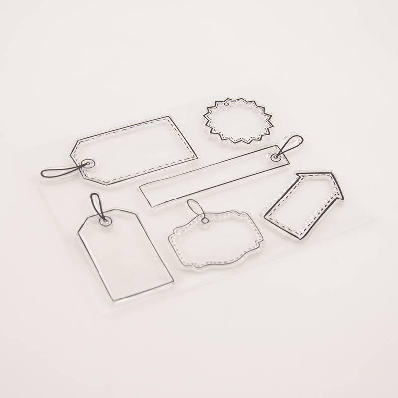 1pcs Travel Label Tag Note Transparent Clear Silicone Stamp