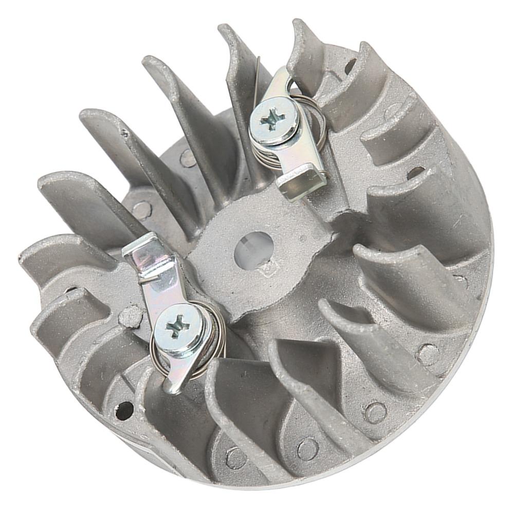 Silver Chainsaw Flywheel Aluminium Alloy Garden Tool Replacement for Husqvarna 137 137e