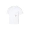 Puma American Vintage Logo Print Round Neck Pullover Short Sleeve T-Shirt With Drop Shoulders Unisex Tops White 623249-02