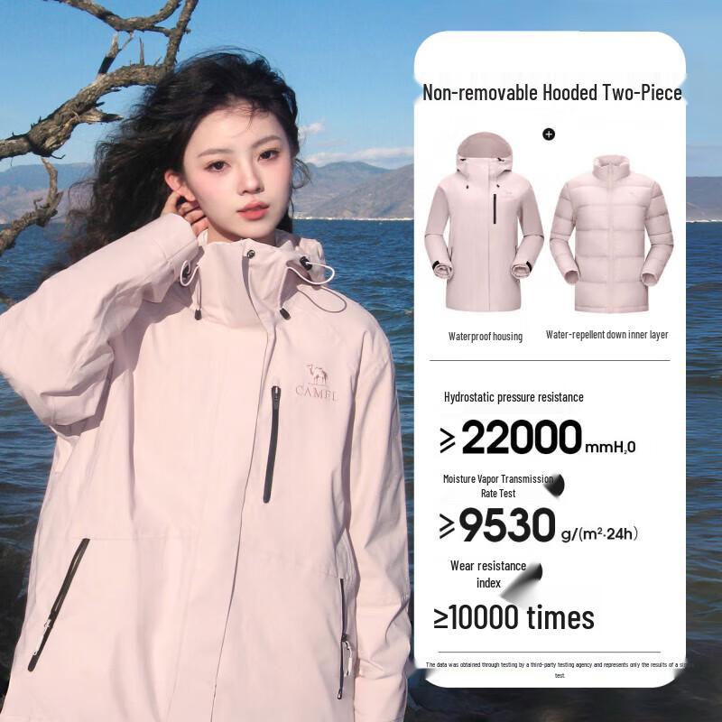 CAMEL 3-in-1 Waterproof Outdoor Jacket XXXL