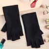 1Pair UV Gloves for Gel Manicures UPF50+ Fingerless UV Light Protection Gloves for Gel Nails Manicure
